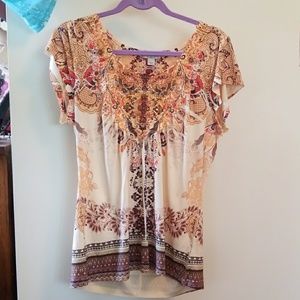 One World shirt and shrug set